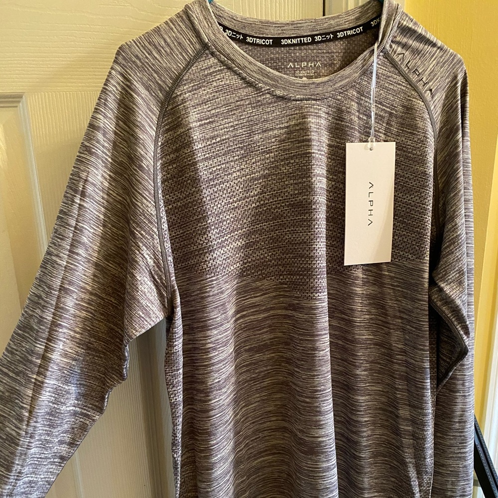 ALPHA men’s 3D knitted shirt